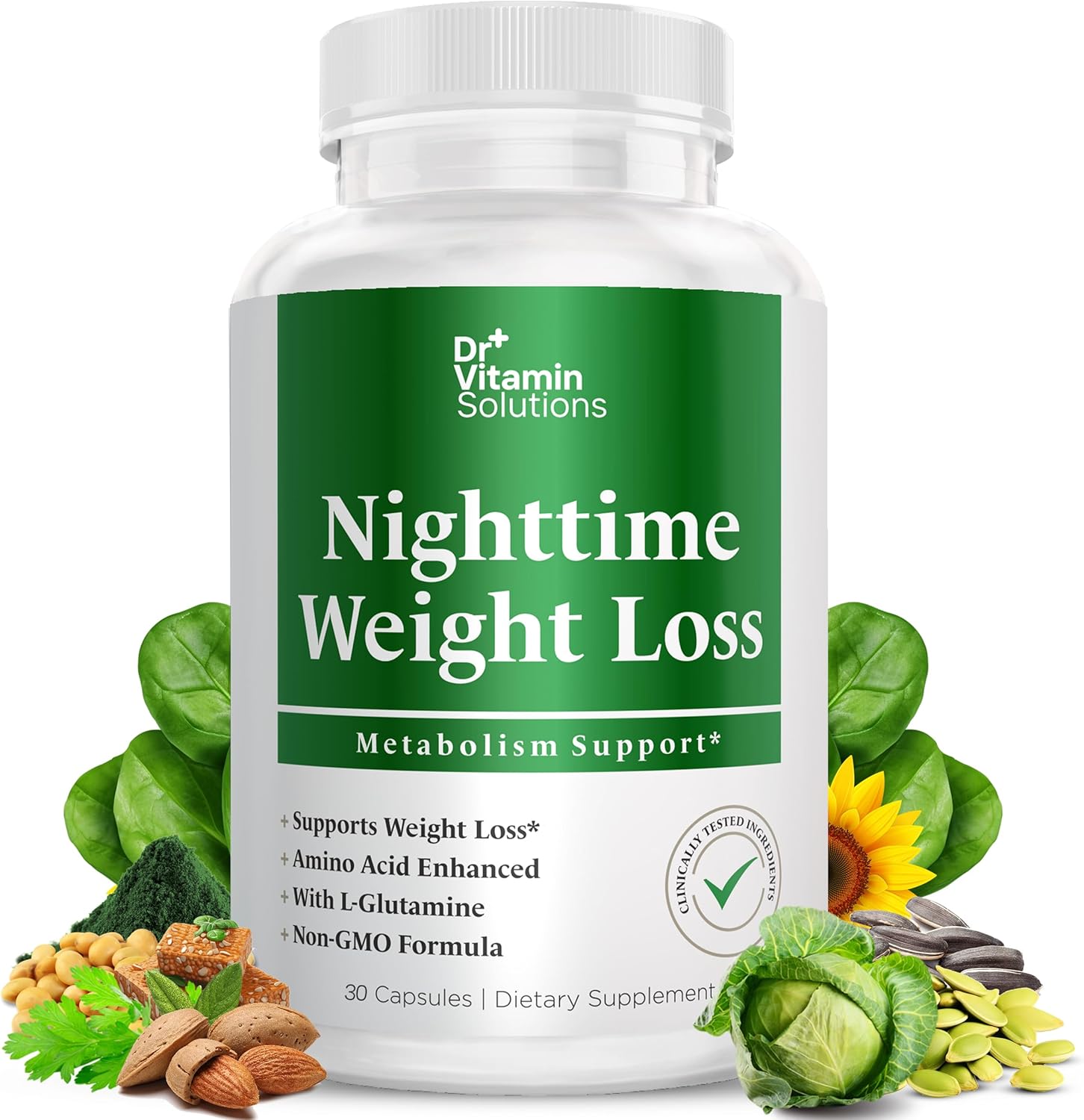 Nighttime Fat Burner Supplements – Appetite Suppressants for Weight Loss – Women & Men, Sleep & Relaxation – Metabolism Booster Weight Loss Pills 30