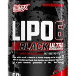 Nutrex Research Lipo-6 Black Ultra Concentrate | Thermogenic Energizing Fat Burner Supplement, Increase Weight Loss, Energy & Intense Focus |Capsule, 60Count