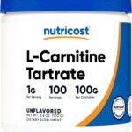Nutricost L-Carnitine Tartrate Powder (100 Grams) - 1 Gram per Serving; 100 Servings