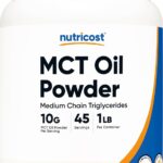 Nutricost MCT Oil Powder 1LB (16oz) - Great for Keto, Ketosis and Ketogenic Diets - Zero Net Carbs, Non-GMO + Gluten Free (Medium Chain Triglyceride)