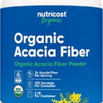 Nutricost Organic Acacia Fiber Powder (2 LB) - USDA Certified Organic, Non-GMO, Gluten Free