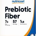 Nutricost Prebiotic Fiber Unflavored (1 Pound) - Vegan, Gluten-Free, GMO-Free
