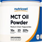 Nutricost Premium MCT Oil Powder .5LBS - Best for Keto, Ketosis, and Ketogenic Diets - Zero Net Carbs, Non-GMO and Gluten Free