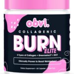 Obvi Burn Elite - Collagen Supplement for Women - Fitness Support - Metabolism Support Supplement - Healthy Mobility - Natural Thermogenic Formula - Gluten-Free - 60 Count (30 Servings)