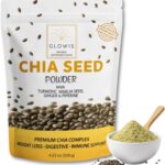Organic Ground Chia Seeds Powder — 5-in-1 Drink Mix with Turmeric, Ginger & Black Seed | Chia Seed Powder Organic | Fiber + Protein | Appetite & Digestive Support | 4.23 oz (20 Servings)