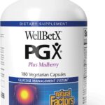 PGX by Natural Factors, WellBetX Plus Mulberry, 180 vegetarian capsules, 180 Capsules
