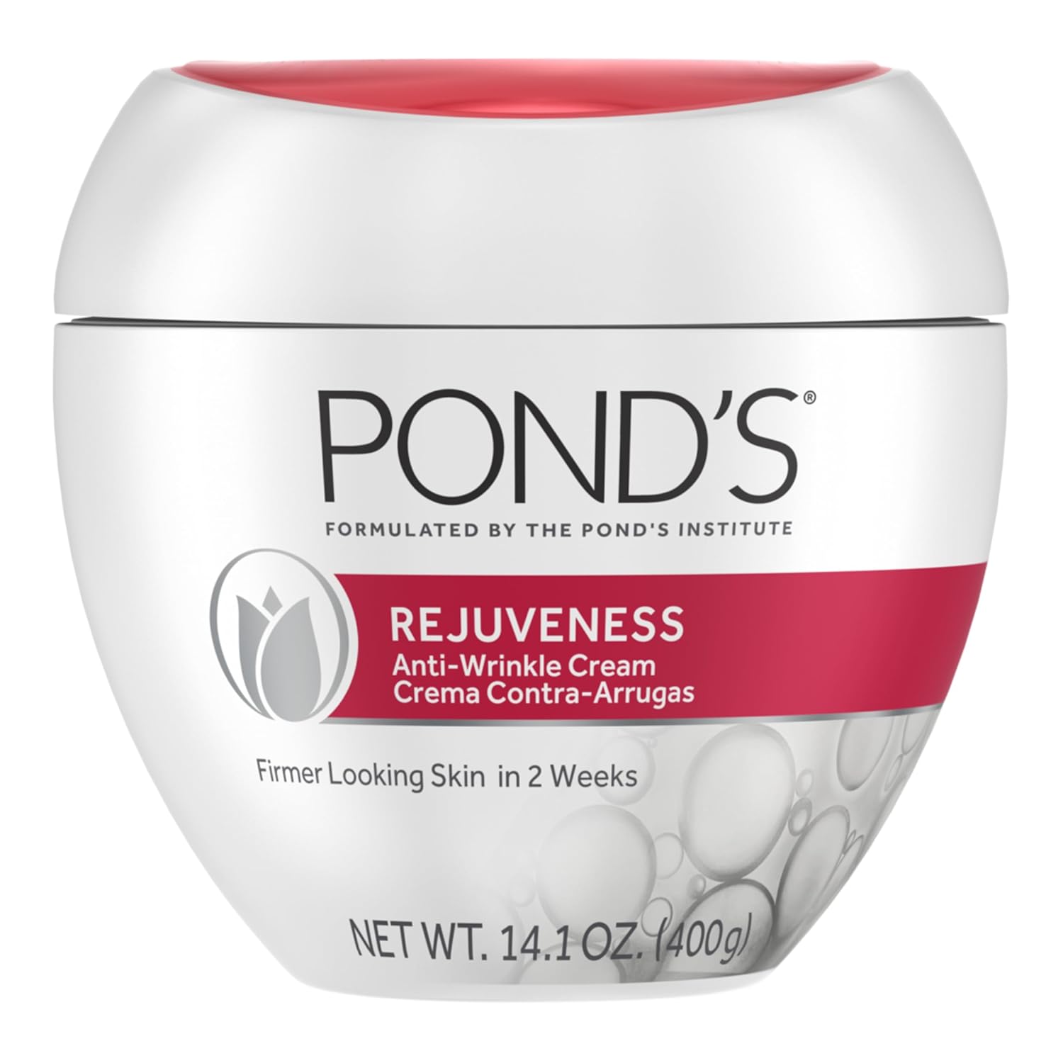 POND’S Rejuveness Face Cream – Anti-Aging Face Moisturizer with AHA’s, Vitamin E & Collagen – Daily Wrinkle Cream for Women – Hydrating Collagen Face Cream – Dermatologist Tested, 14.1 oz