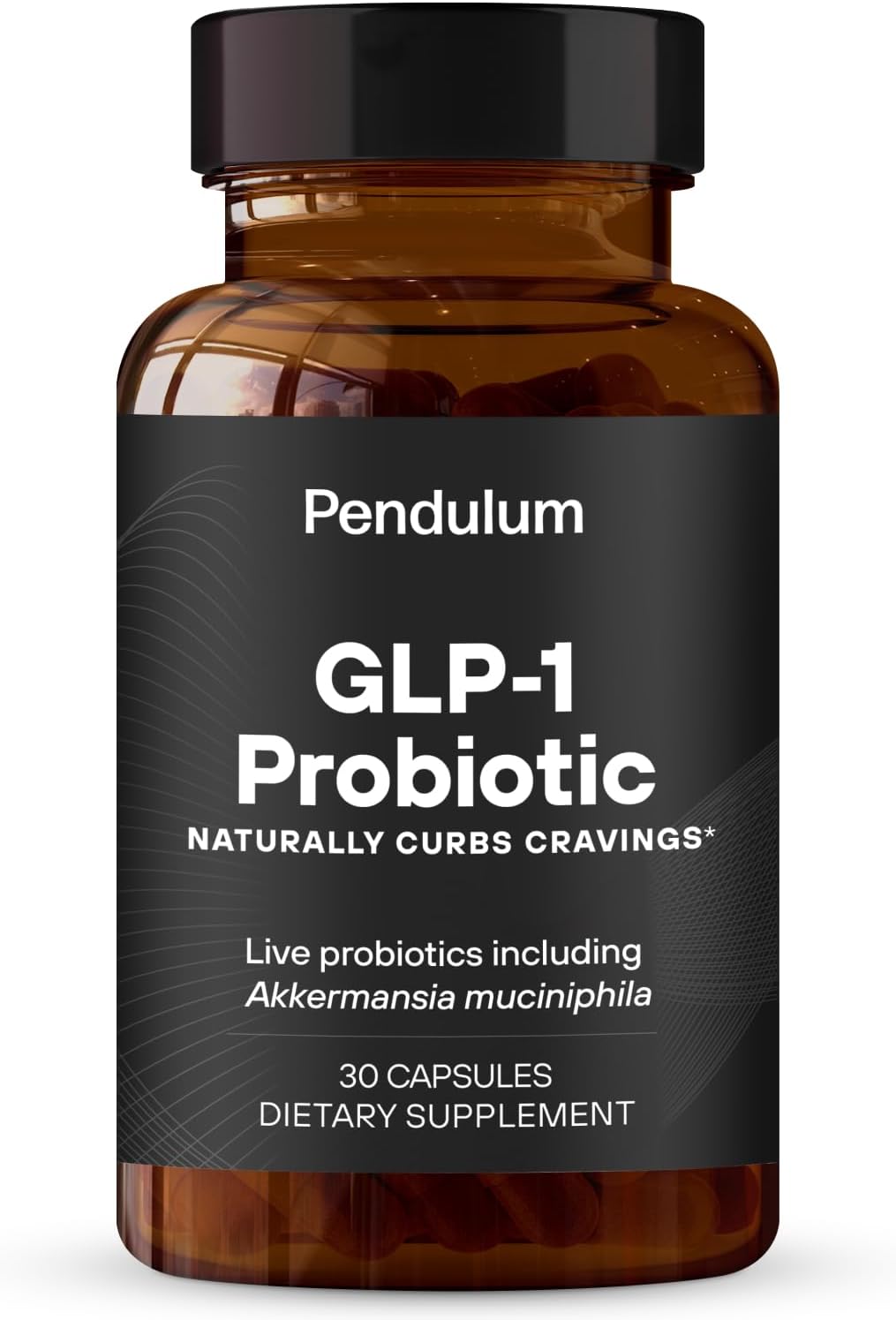 Pendulum GLP-1 Probiotic – Supports Appetite Control and Craving Management, Naturally | Improves Regularity & Gut Health with Akkermansia & Other Strains (30 Capsules)