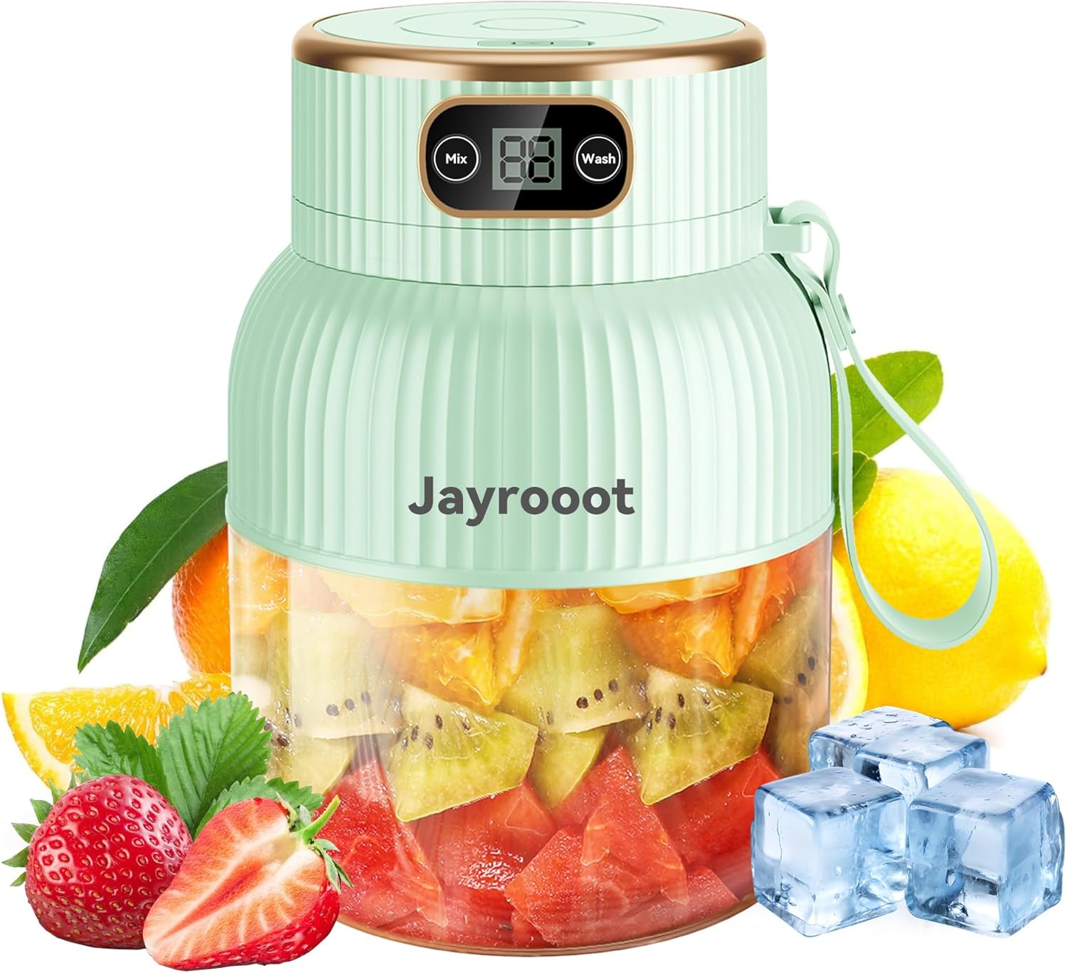 Personal Blender, Compact Cordless, BPA-Free, 20 oz (600ml), USB-C Rechargeable – Makes Juices, Milkshakes, Smoothies – Ideal for Travel, Gym, Office