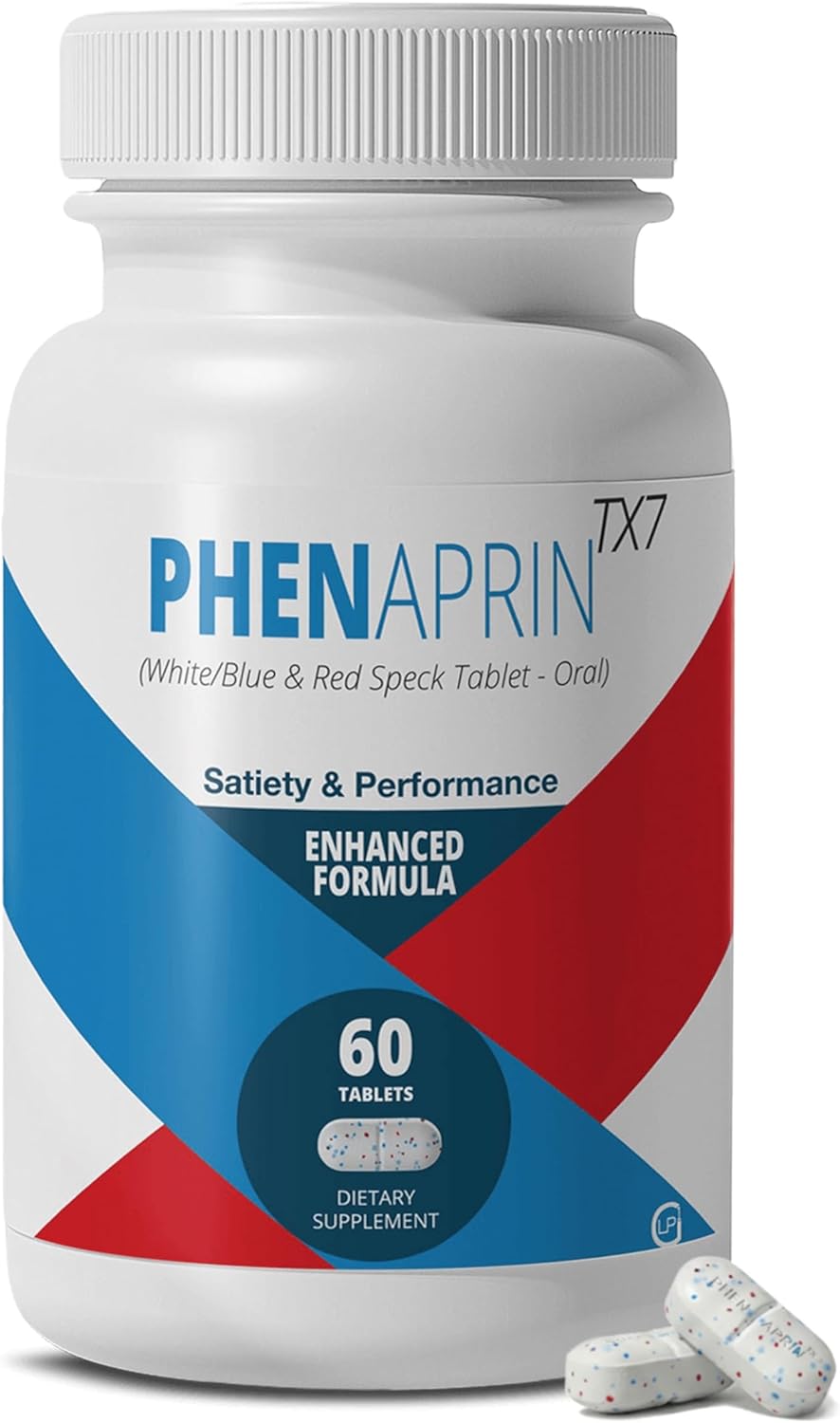 PhenAprin TX7 Diet Pills for Weight Loss & Appetite Control – Nootropic Energy, Focus & Food Noise Support – Smart Control Formula for Men & Women – 60 Tablets