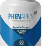 PhenAprin XR Caffeine-Free Appetite Suppressant for Weight Loss - Glucomannan Fiber Diet Pills for Food Noise and Cravings - Mood and Metabolic Support for Women and Men - 60 Capsules