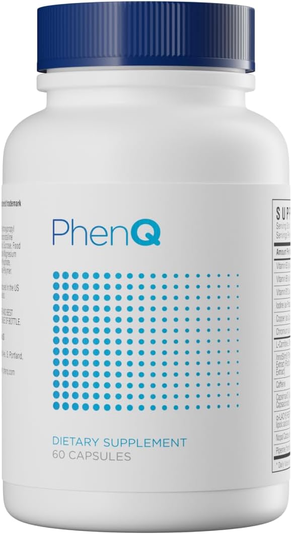 PhenQ Weight Loss Pills Supplement That Work Fast Suppress Appetite, Boost Energy & Metabolism Appetite Suppressant Fat Burner Tablets for Men & Women, Safe & Effective