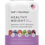 SELF NUTRITION Healthy Weight Loss Supplement for Women - Third-Party Tested - Appetite and Craving Control, Fat Burner, Weight Loss Supplement, Metabolism and Mood Booster - Made in USA, 60 Capsules