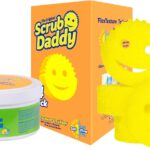 Scrub Daddy Sponges & PowerPaste XL Value Pack - 4 Scrub Daddy Multipurpose Dish Sponges & PowerPaste XL All-Purpose Cleaning Paste - Scratch-Free, Multi-Surface Household Cleaning Supplies Kit (5ct)