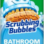 Scrubbing Bubbles Bathroom and Shower Cleaner Disinfectant Aerosol, Foaming Action Bathroom Grime Fighter, Rainshower Scent, 20oz