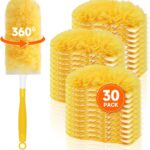 SetSail 30 Count Duster Refills for Swiffer Duster with 1 Handle Dusters for Cleaning Disposable Duster Refill Multi Surface 360 Duster Cleaner Kit for Ceiling Fan, Blind, Furniture