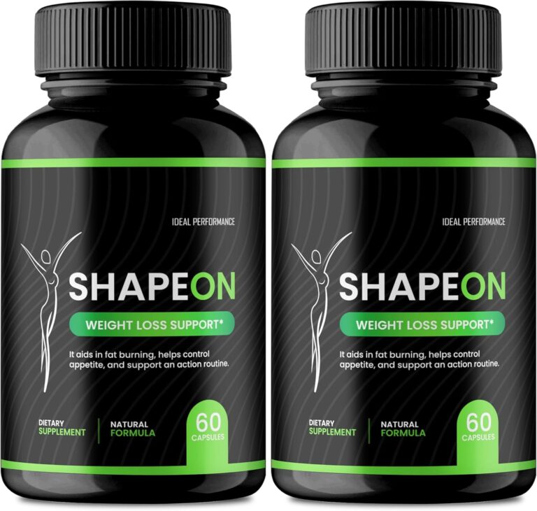 ShapeOn Capsules, Official ShapeOn Supplement Pills with All Natural Ingredients - Maximum Strength, Advanced Formula Overall Health & Wellness, Premium Shape-On Support Reviews (2 Pack)