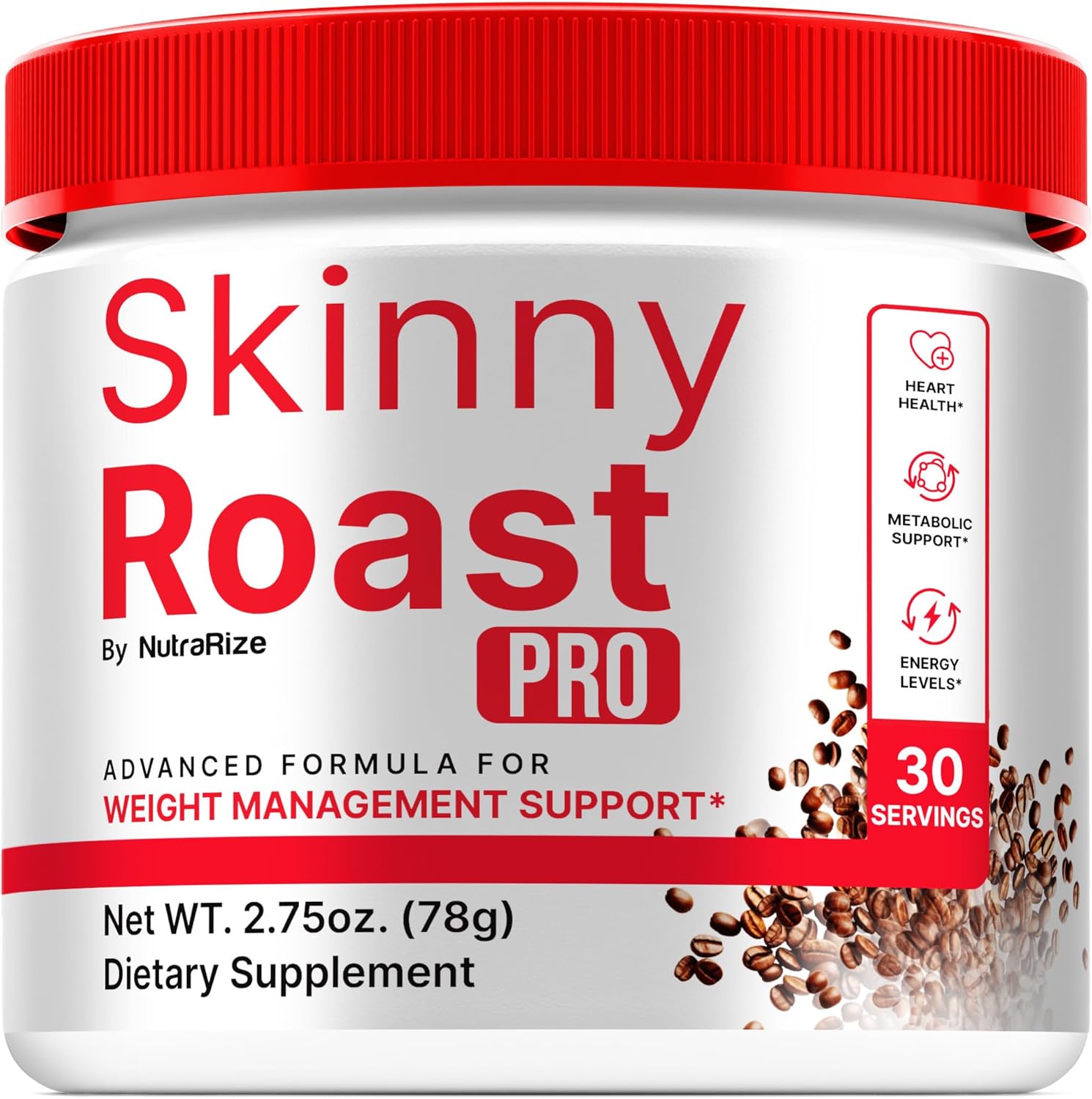 Skinny Roast Pro – Premium Powder Formula for Overall Health & Fitness, SkinnyRoast Pro to Support Healthy Lifestyle & Maintain Energy, Official Skinny Roast Pro In A Jar Review (30 Servings)