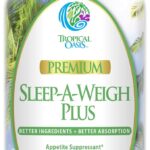 Sleep-A-Weigh Plus | Liquid Sleep Multimineral | Natural Sleep, Stress & Weight Loss Aid | w/Collagen, L-Carnitine, L-Lysine, Tonalin CLA, Apple Cider Vinegar, 5-HTP, Vitamins | Non-GMO | 32 Serv