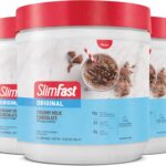 SlimFast Original Meal Replacement Powder, Creamy Milk Chocolate, Weight Loss Shake Mix, 10g of Protein, 14 Servings (Pack of 3) (Packaging May Vary)