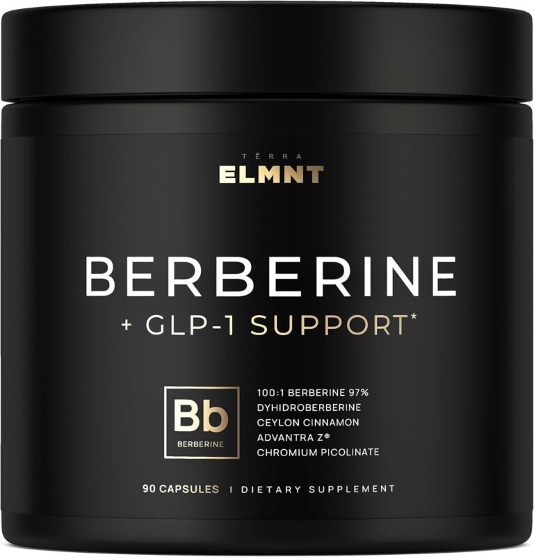Super GLP-1 Berberine Weight Loss Supplement w. Dihydroberberine, Ceylon Cinnamon, Green Tea, Chromium Picolinate - Ultra High Potency 100:1 Berberine Natural GLP1 for Weight Loss Pills for Women