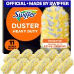 Swiffer Dusters Heavy Duty Multi-Surface Duster Refills for Cleaning, Unscented, 11 Count
