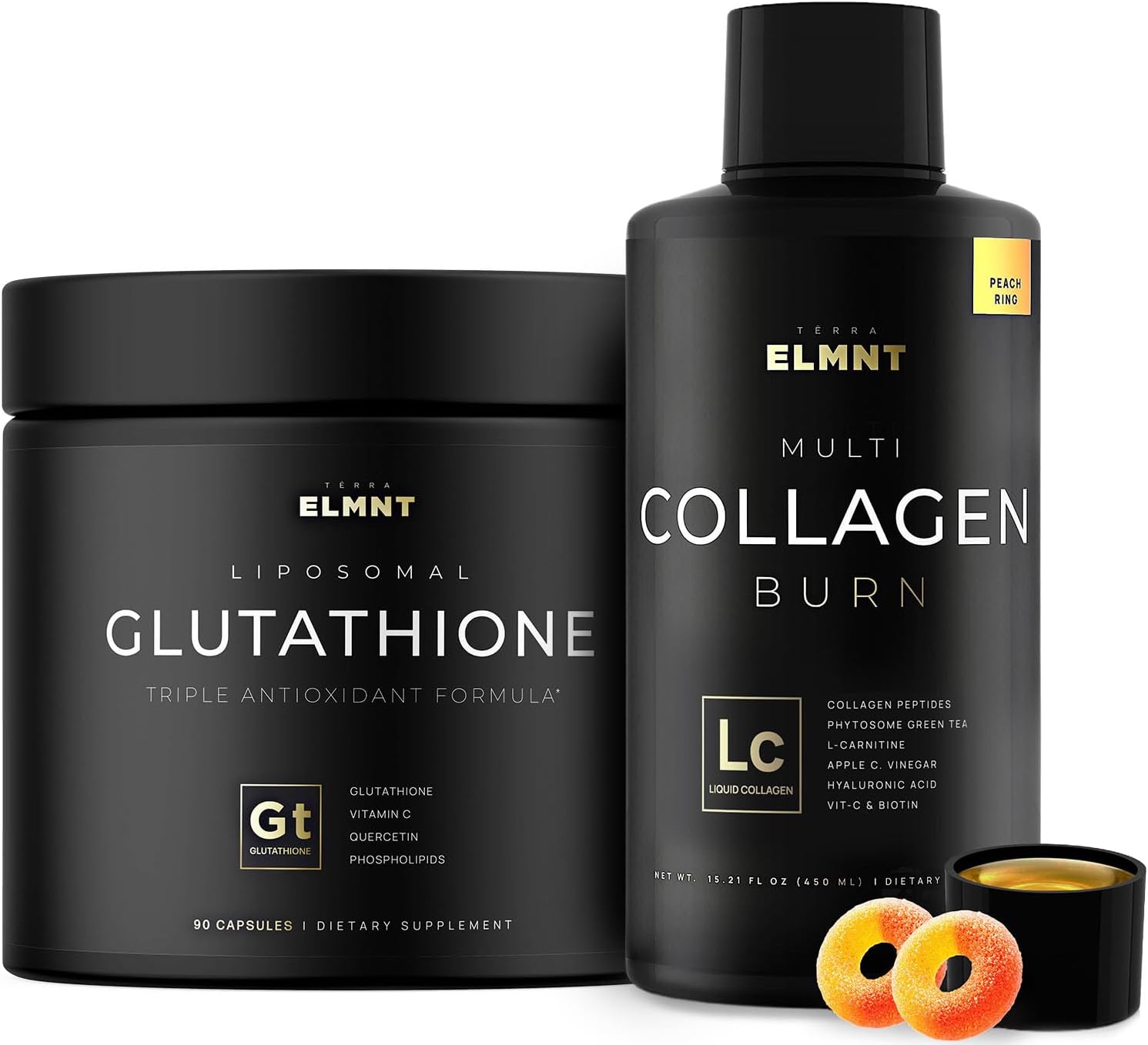 TERRA ELMNT Liquid Collagen and Glutathione Bundle