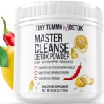 Tiny Tummy Master Cleanse Lemonade Diet - 3 Day Juice Cleanse Plant-Based Detox Powder Supplement with Lemon, Maple Syrup, and Cayenne Diet, 6.34oz Container