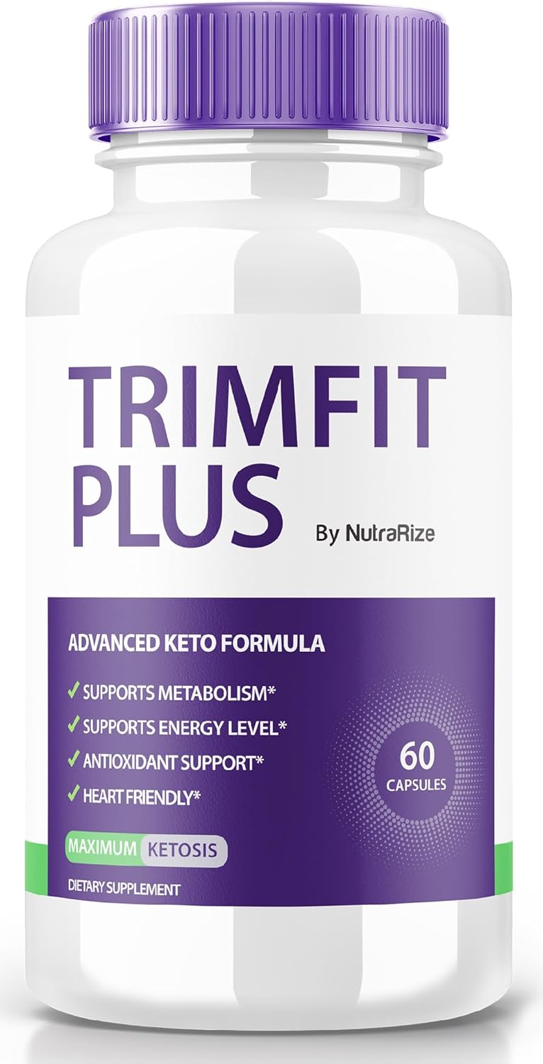 TrimFit Plus Capsules, TrimFit + Advanced All-Natural Formula, TrimFit Plus Keto Tablets, Maximum Strength Keto Pills, Purple TrimFit Plus Powder, Trim Fit Plus Reviews (60 Capsules)