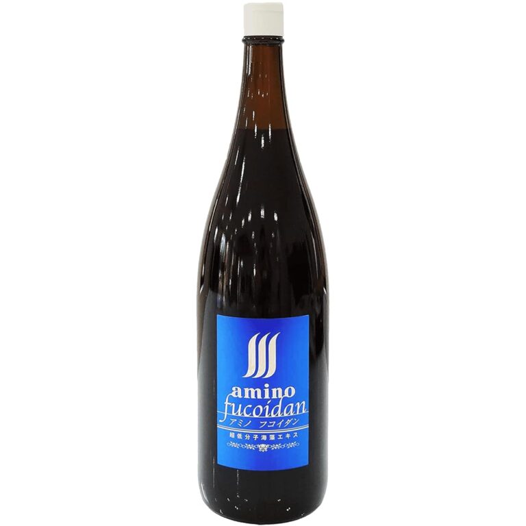 [Ultra Low Molecular Weight Fucoidan Beverage] Made in Japan Brown Seaweed Mozuku Juice 1800ml (63.35 fl oz) (Sugarless)