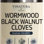 VINATURA Wormwood Black Walnut Clove Capsules - Cleanse, Detox, Intestinal Guard Formula Supplement for Humans, with Wormwood herb, Black Walnut Extract Combination, 60 Capsules