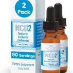 Waiora NCD2 Liquid Mineral Supplement, Advanced Cellular Support Formula, Daily Digestive & Detox, Immune, pH Balance, Cleansing; Easy-to-Use Drops (Two .5 oz Bottles, 180 serv)