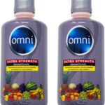 Wellgenix Omni Cleansing Drink, Extra Strength Body Detox, Herbal Cleanse Detox Liquid. Flush Your System, Fruit Punch Flavor, 32 Fl Oz, Premium Detox Support (2 Pack)