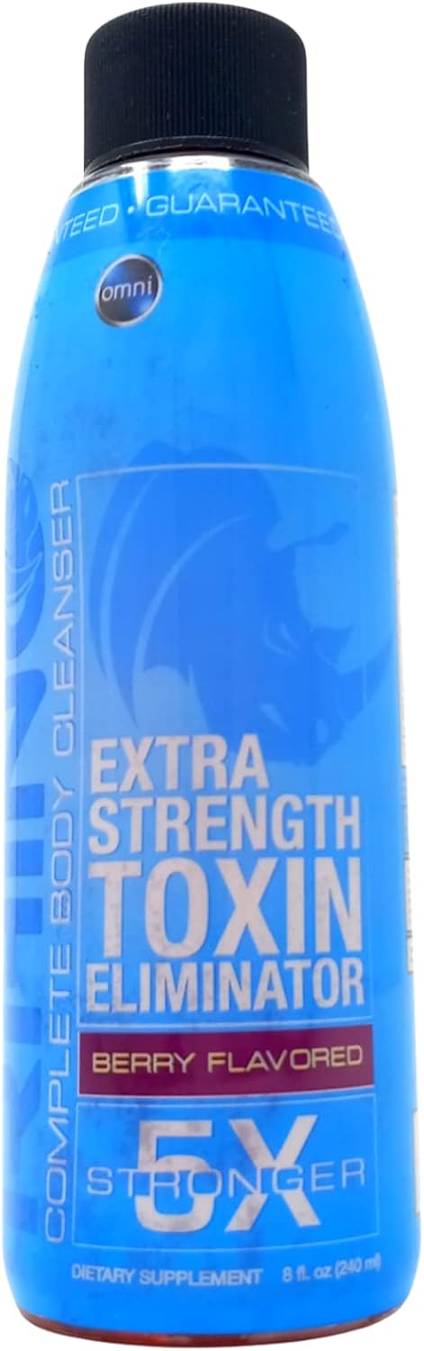 Wellgenix Omni Rhino Detox Drink – Toxin Eliminator – Same Day Cleansing Liquid – Fruit Punch – 8 fl oz (Pack of 1)