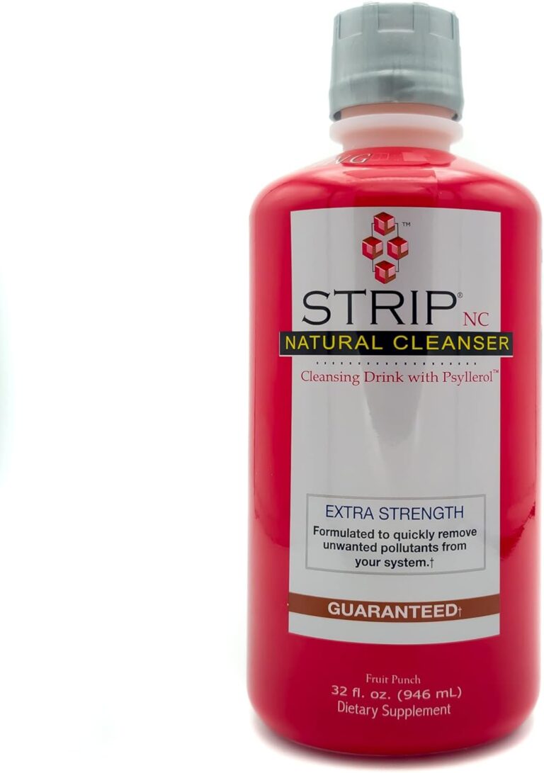Wellgenix Strip NC - Herbal Cleanse Drink - Extra Strength - Fruit Punch - 32oz (Pack of 1)