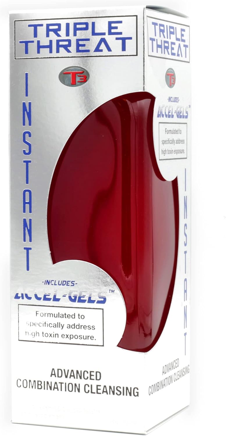 Wellgenix Strip Triple Threat Herbal Cleanse Detox Liquid and Accel-Gels – Extra Strength One Day Body Detoxifying Cleanse – Fruit Punch 32oz – 2 Accel-gels