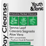 Youth & Tonic 15 Day Cleanse – Colon & Gut Cleanse Detox Reset for Plateaus, Belly Bloating & Regularity, Digestive Health – for Women & Men, 30 Pills