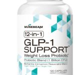 musebeam GLP-1 Support Probiotic Weight Loss Supplement - Women Men GLP1 Support with Berberine - Appetite Suppressant Hunger Control Metabolism Fat Burn & Gut Health Support